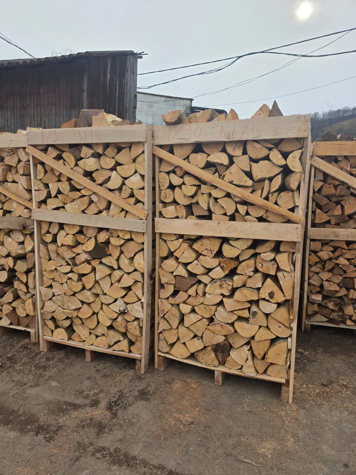 Lemn de foc paletizat - detaliu